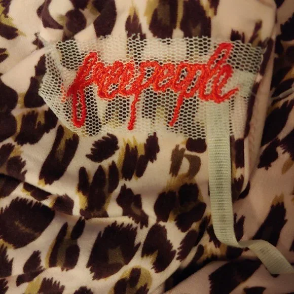 Free People leopard mini dress - Picture 5 of 6